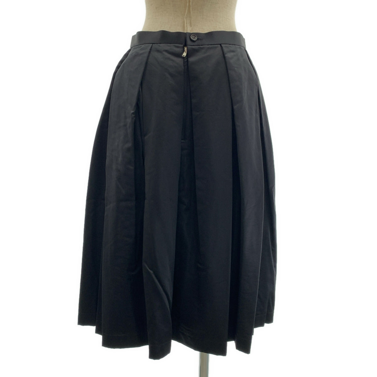 COMME des GARCONS / 컴데 갤슨 | 2010AW | 백 Zip 볼륨 플레어 스커트 / 총 안감 | S | 여성