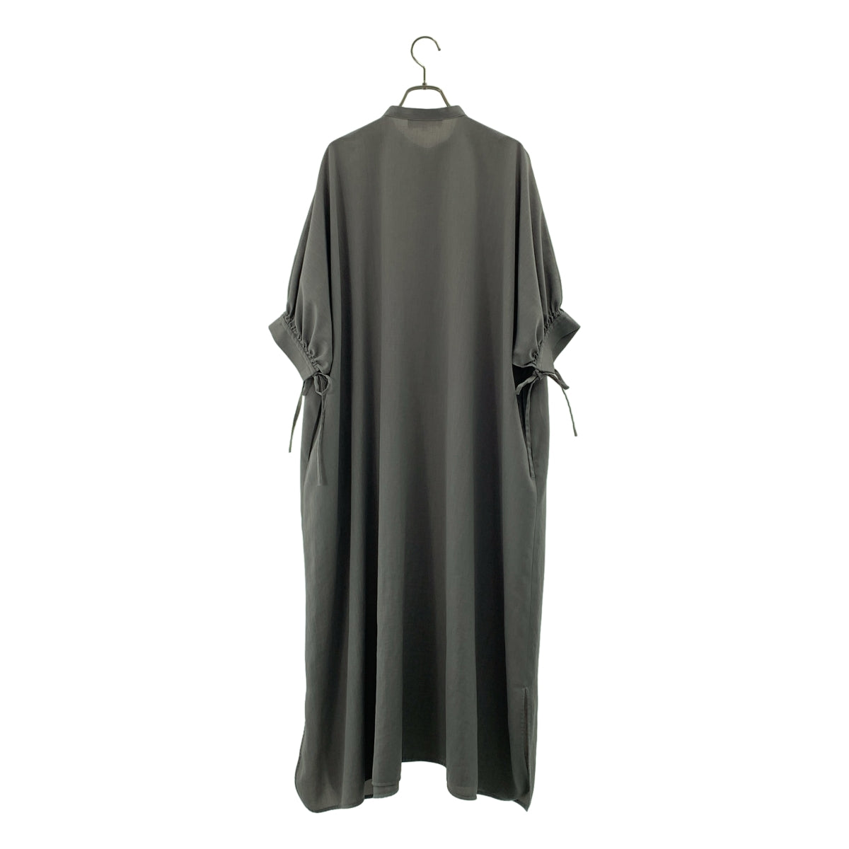 ENFOLD / エンフォルド | Comfortable Twill BIG シルエット ドレス ワンピース | 38 | レディース