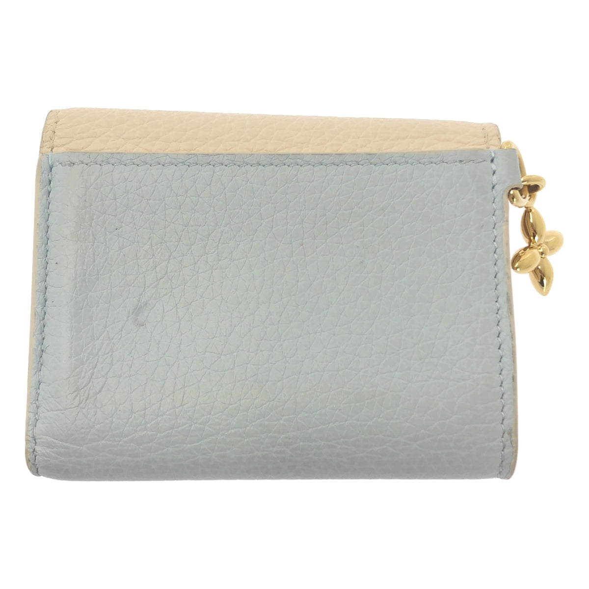 Louis Vuitton / ルイヴィトン | M11446 / ポルトフォイユ・カプシーヌ XS / レザー ロゴ コンパクト ウォレット 財布 | XS | ブルー/ピンク | レディース