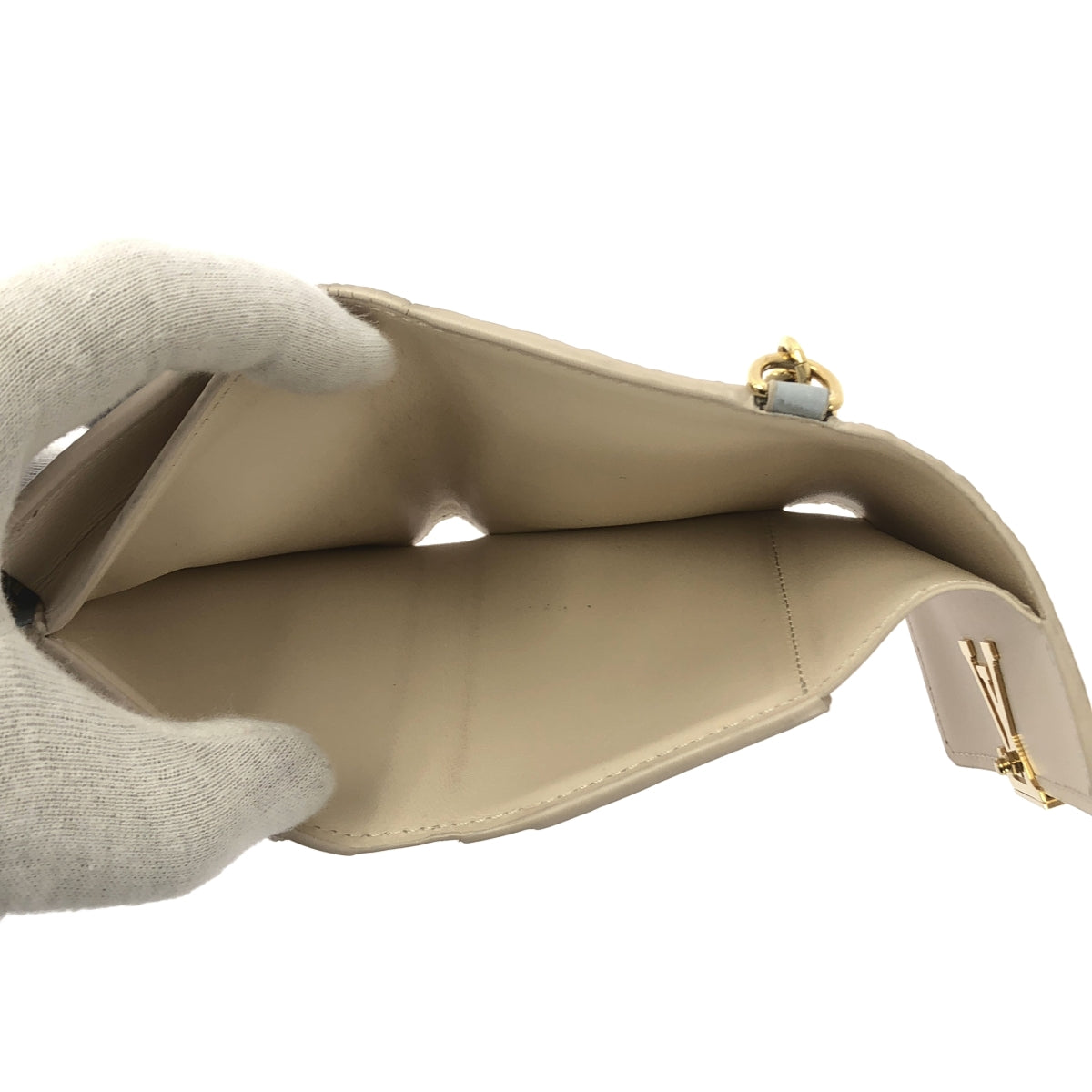 Louis Vuitton / ルイヴィトン | M11446 / ポルトフォイユ・カプシーヌ XS / レザー ロゴ コンパクト ウォレット 財布 | XS | ブルー/ピンク | レディース