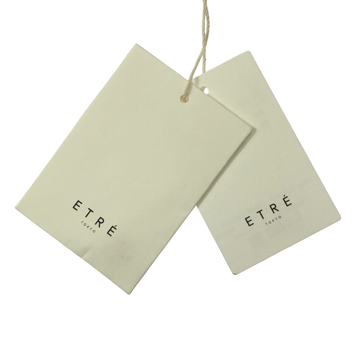 【新品】  ETRE TOKYO / エトレトウキョウ | 裾リブ ウールレーヨン スラックス パンツ | M | オフホワイト | レディース