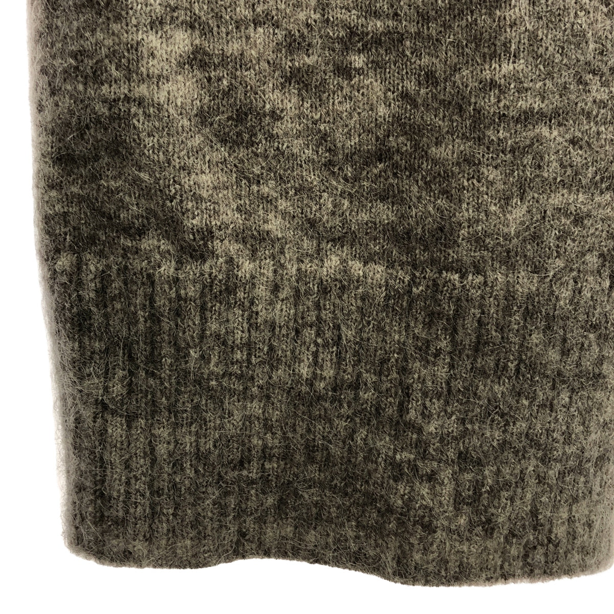 聯合箭隊 |馬海毛混紡長針織開襟衫 |灰色 |女性的