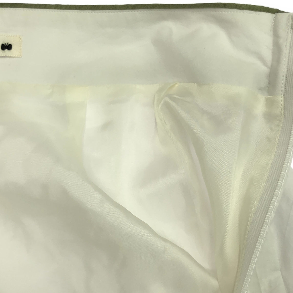 【美品】  mina perhonen / ミナペルホネン | 2018SS | tanpopo / たんぽぽ エンブロイダリー ベルテッド スカート / 裏地付き | 40 | white | レディース