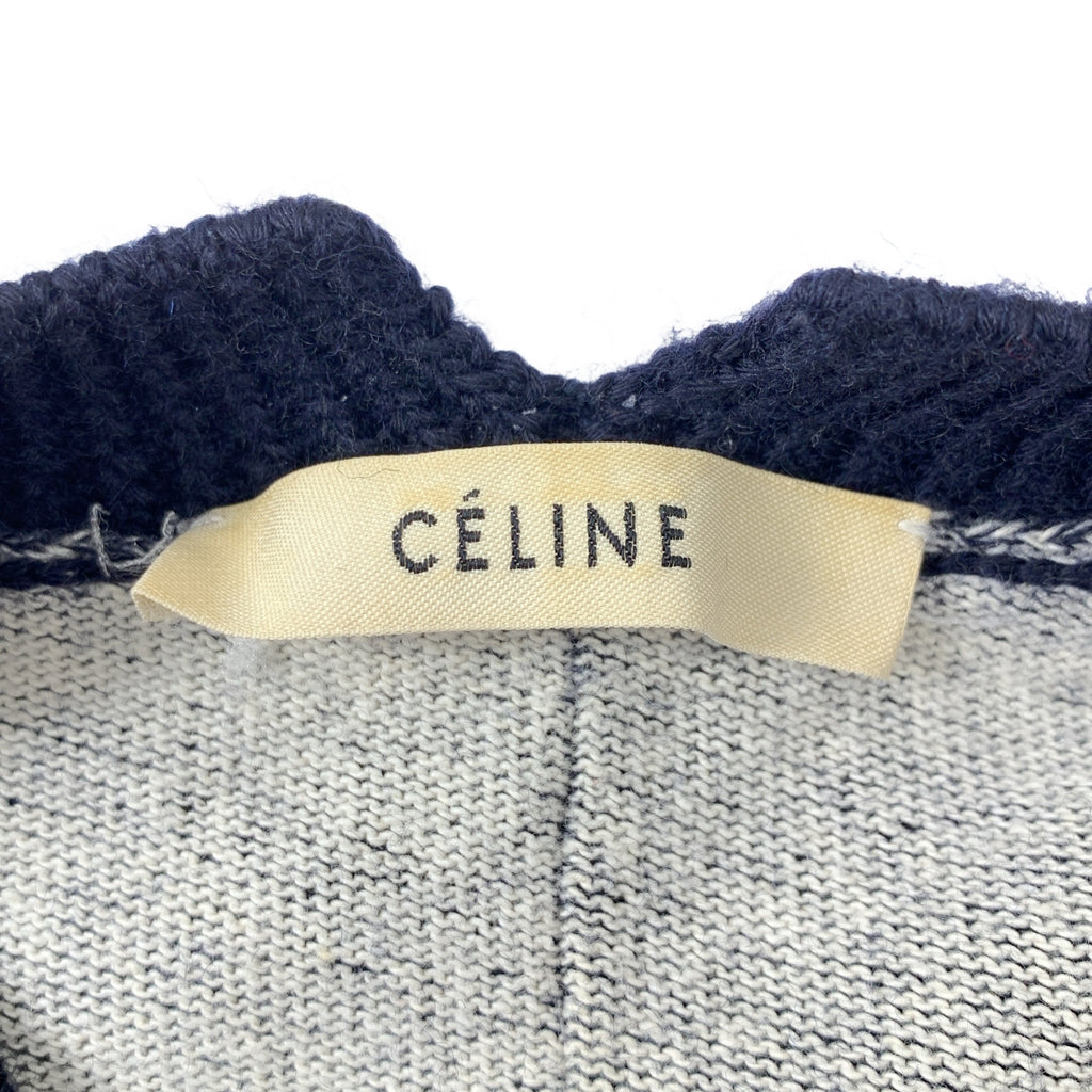 CELINE / セリーヌ | フィービー期 再構築 コットン ウール クルーネック ニット | S | レディース