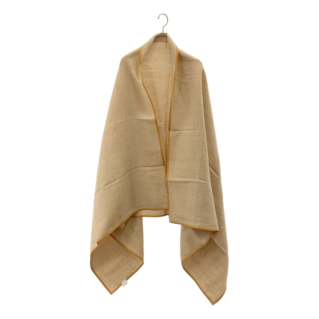 ASAUCE MELER / アソース メレ | リネン レザー パイピング ストール |