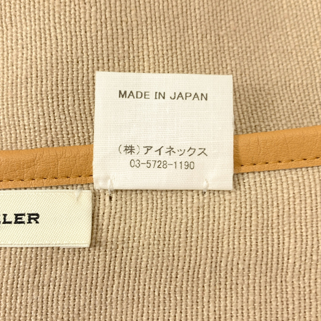 ASAUCE MELER / アソース メレ | リネン レザー パイピング ストール |