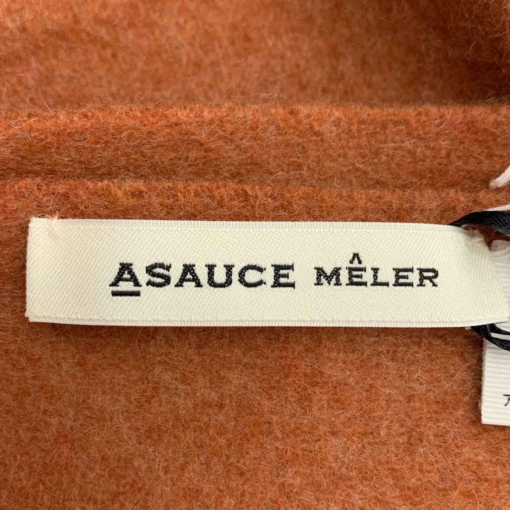 ASAUCE MELER / アソース メレ | カシミヤ フリンジ ストール マフラー |