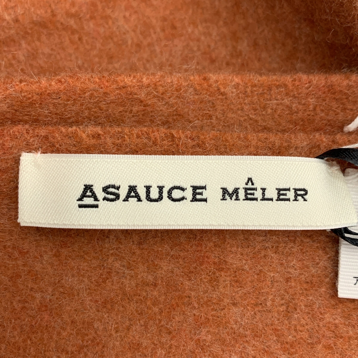 ASAUCE MELER / アソース メレ | カシミヤ フリンジ ストール マフラー |