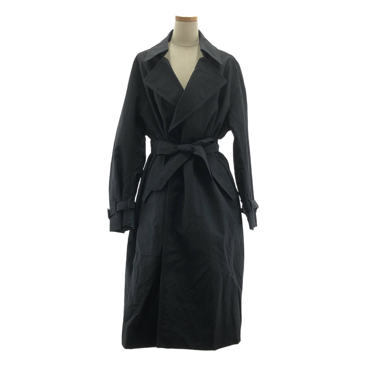 【新品】  La Favola / ラファーヴォラ | ナイロン ラップコート | 1 | ブラック | メンズ