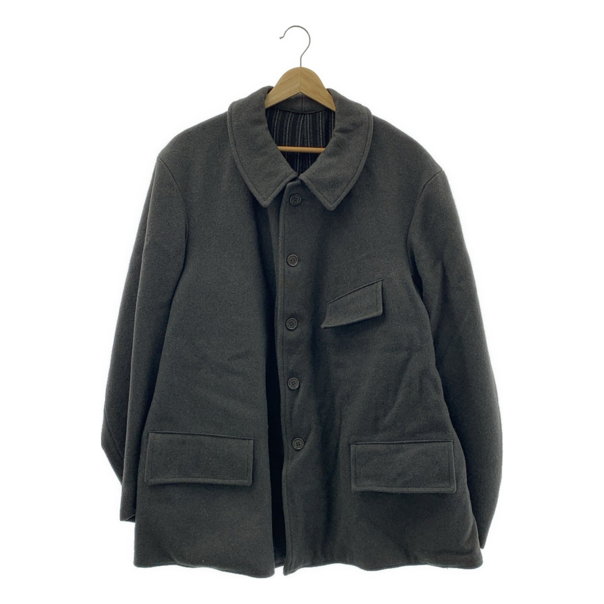 ANATOMICA / アナトミカ | JOHN G HARDY MONET モネ ウールメルトン ジャケット | グレー | メンズ