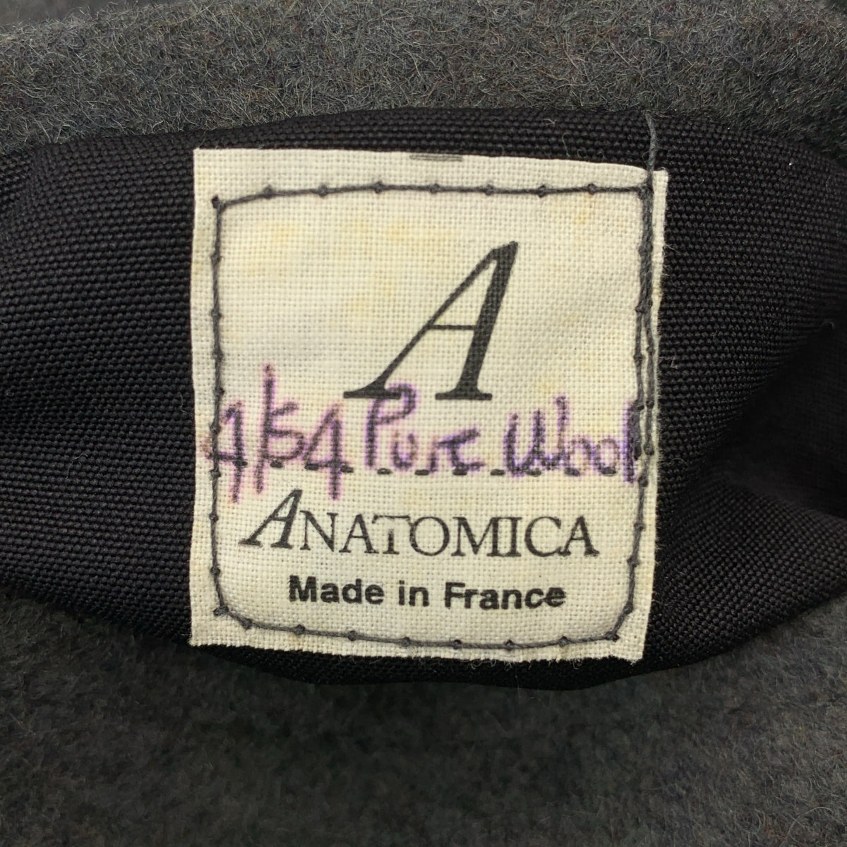 ANATOMICA / アナトミカ | JOHN G HARDY MONET モネ ウールメルトン ジャケット | グレー | メンズ