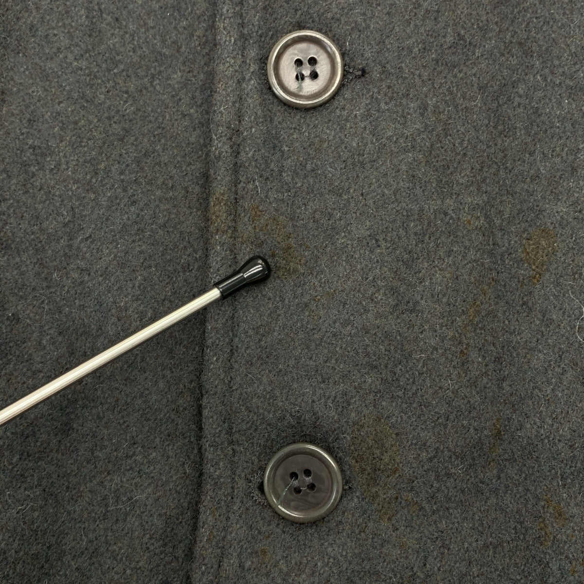 ANATOMICA / アナトミカ | JOHN G HARDY MONET モネ ウールメルトン ジャケット | グレー | メンズ