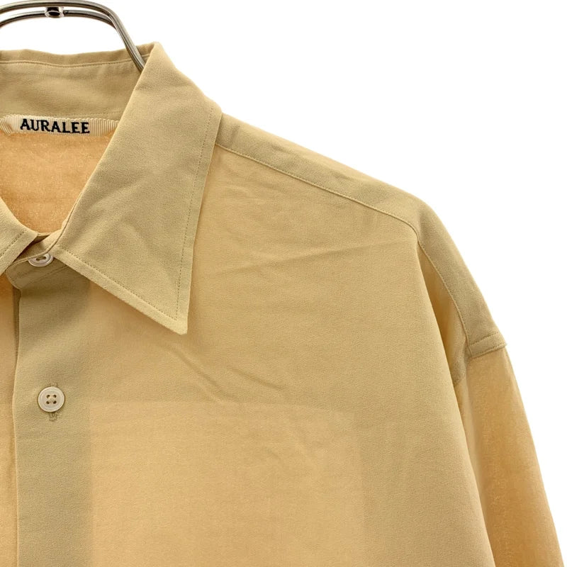 AURALEE / オーラリー | SHUTTLE GEORGETTE CLOTH SHIRTS シャトルジョーゼットクロスシャツ | 3 | メンズ