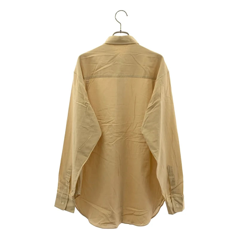 AURALEE / オーラリー | SHUTTLE GEORGETTE CLOTH SHIRTS シャトルジョーゼットクロスシャツ | 3 | メンズ