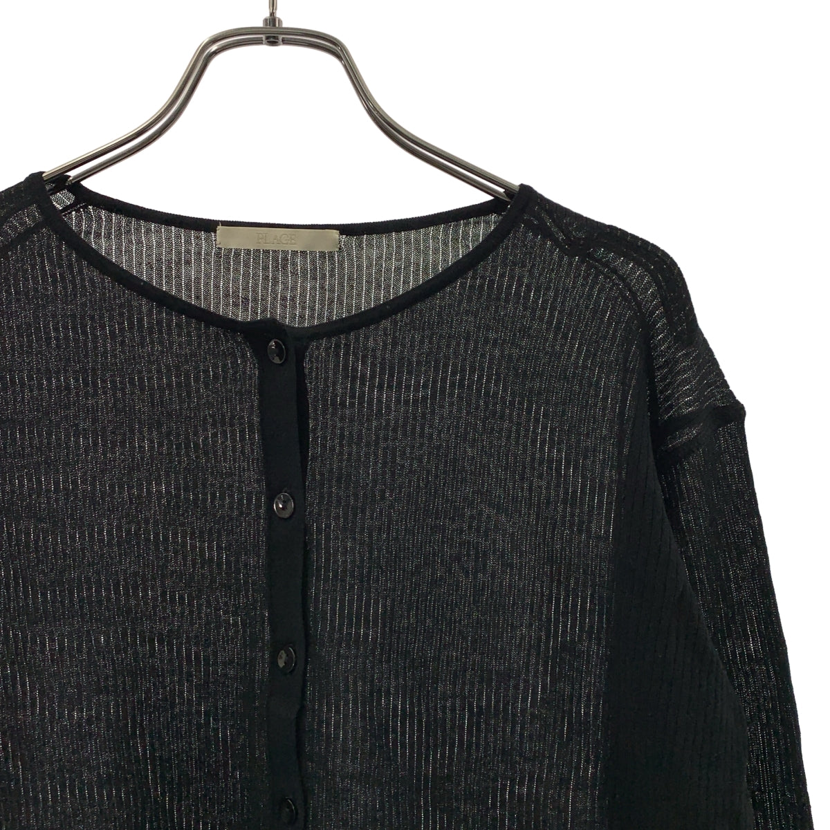 【成色極佳】Plage | 2025秋冬 | 小號開襟衫 | F碼 | 黑色 | 女款