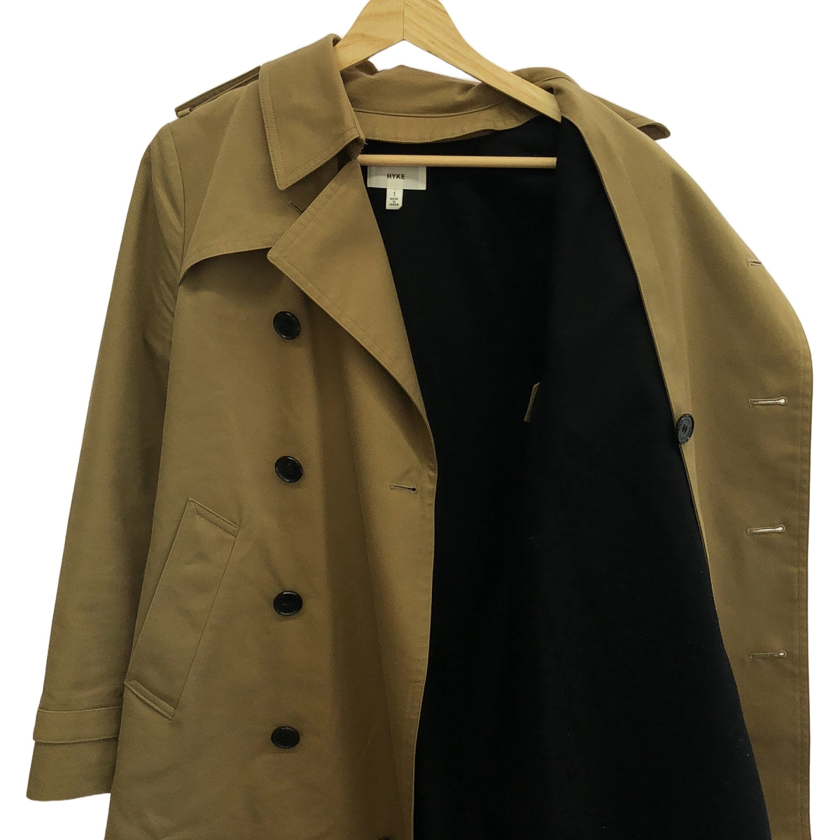 HYKE / 하이크 | 울 라이너 부착 트렌치 코트 | 1 | 베이지 | 여성