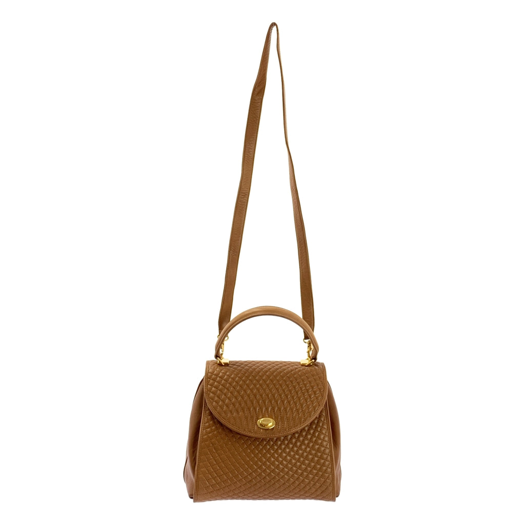 BALLY / 배리 | 2way 어깨 가죽 퀼팅 핸드백 |