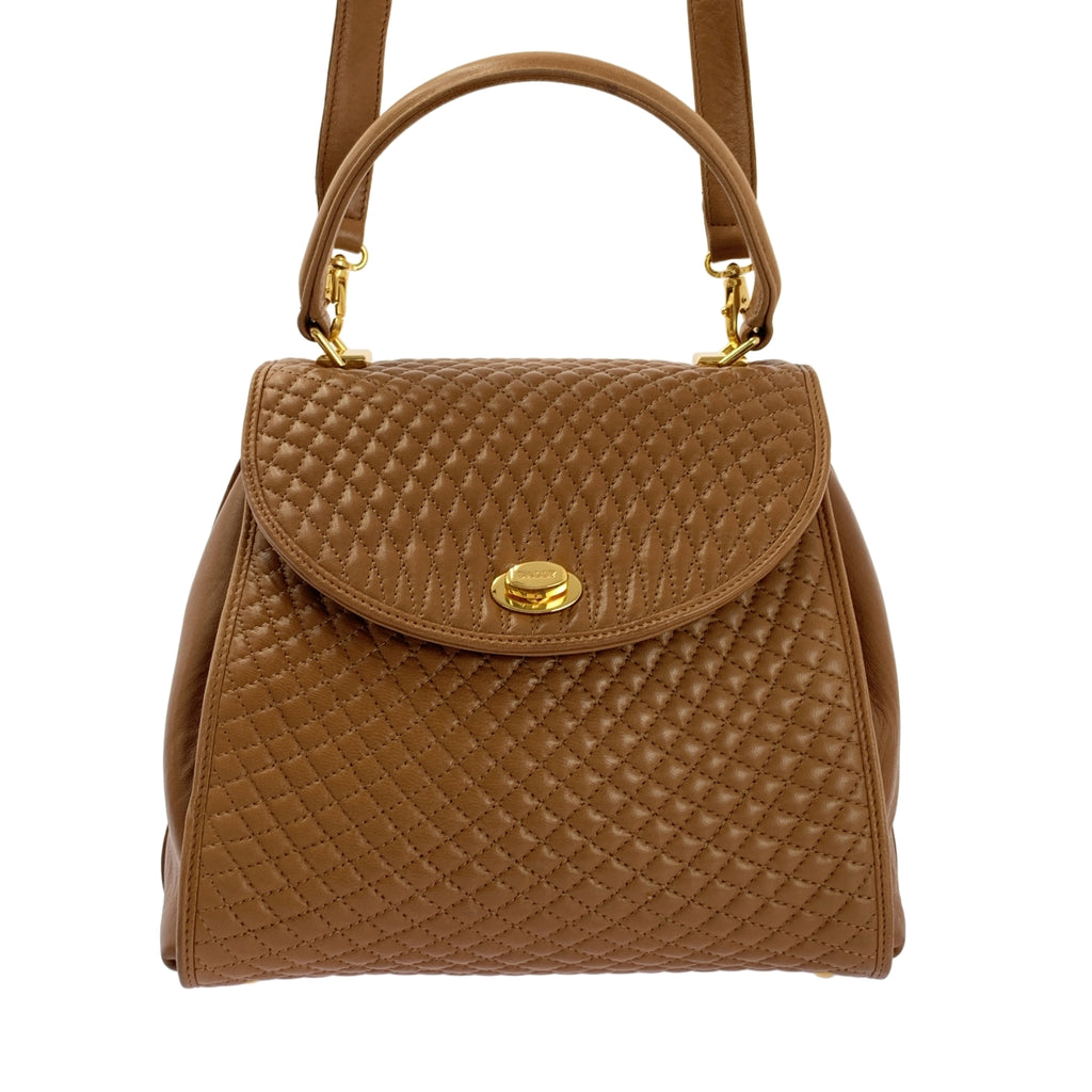 BALLY / 배리 | 2way 어깨 가죽 퀼팅 핸드백 |