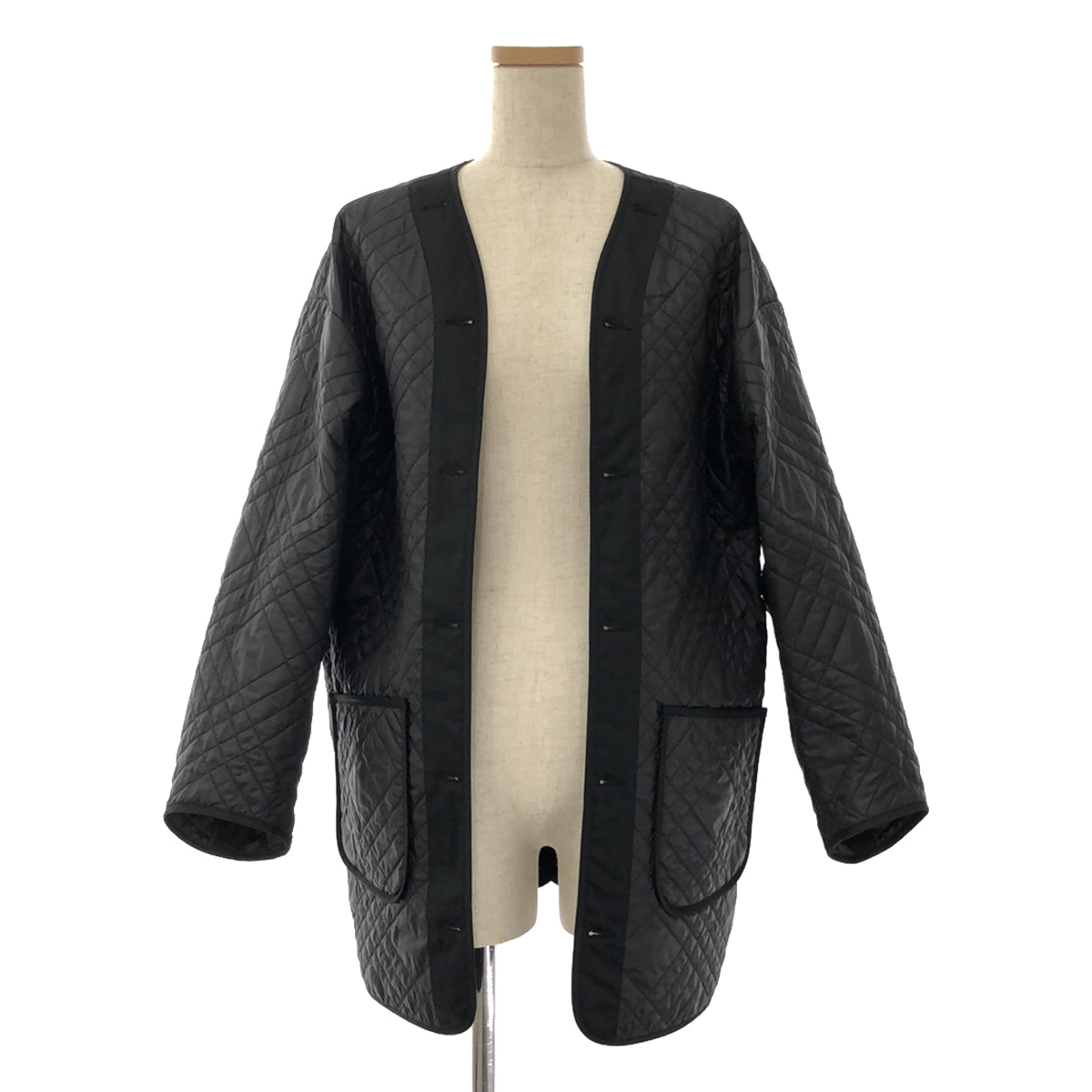 Mame Kurogouchi / マメクロゴウチ | 2023AW | Wool Gabardine Coat With Detouchable  Quilted liner / ウールギャバジンコート / ライナー着脱可 | 2 | レディース