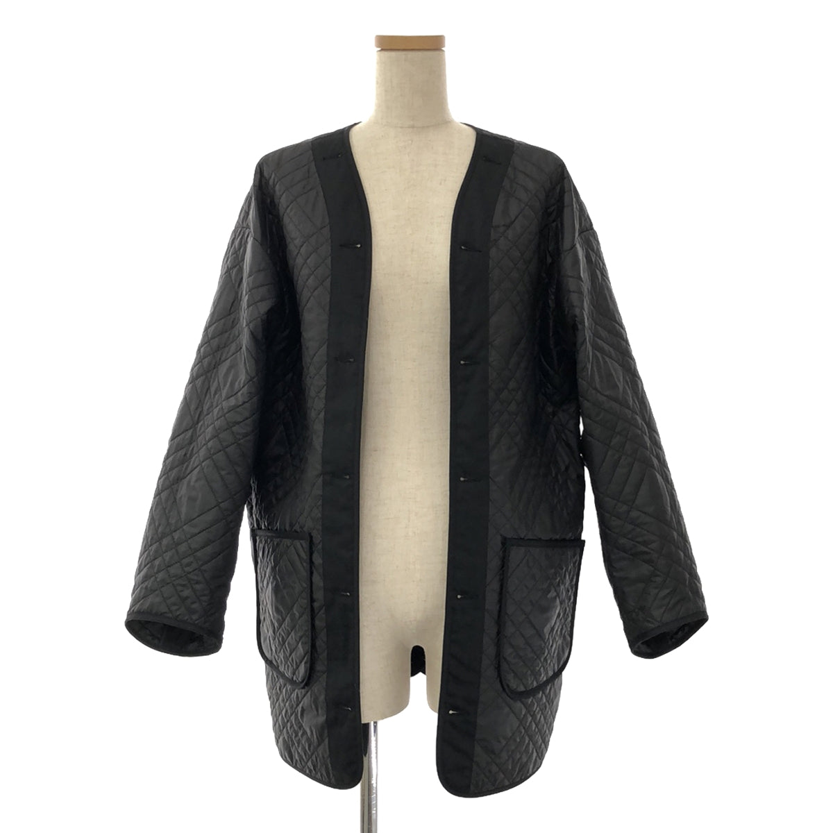 Mame Kurogouchi / マメクロゴウチ | 2023AW | Wool Gabardine Coat With Detouchable Quilted liner / ウールギャバジンコート / ライナー着脱可 | 2 | レディース