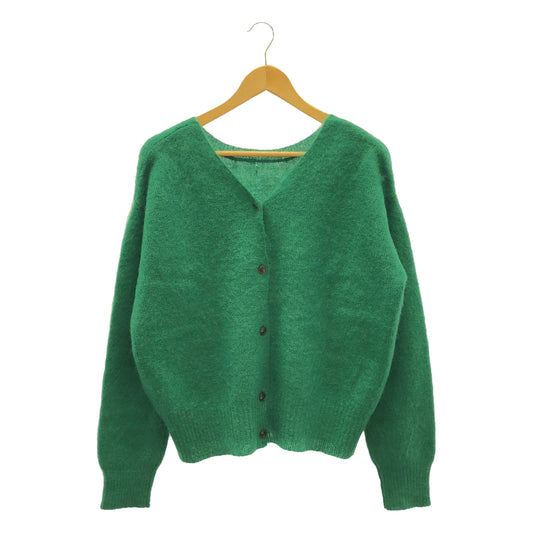 CURRENTAGE | Mohair knit cardigan | Green | Women's