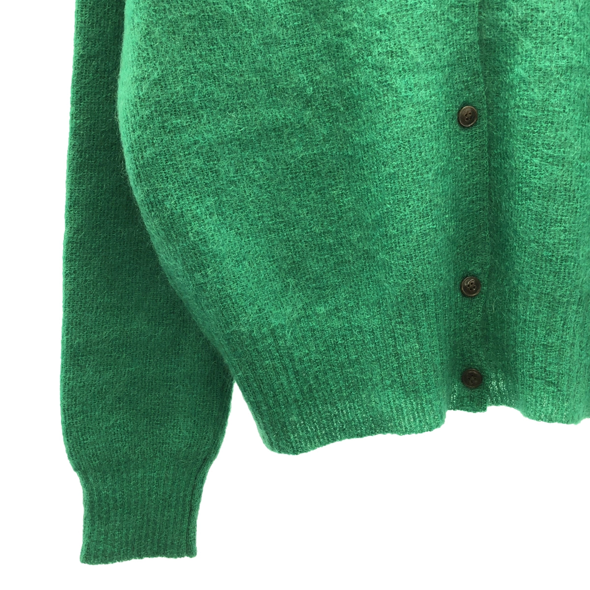 CURRENTAGE | Mohair knit cardigan | Green | Women's