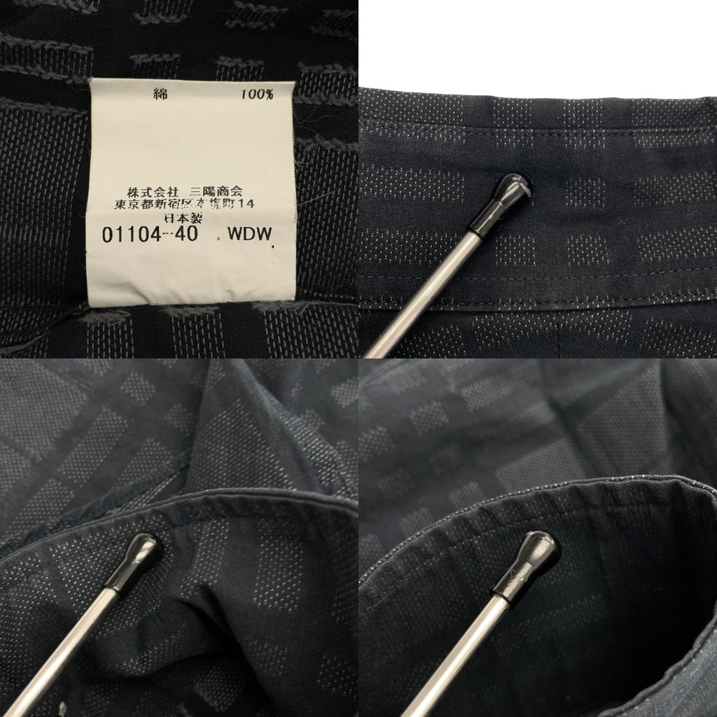 BURBERRY LONDON / バーバリーロンドン | コットン チェック シャツ | L | ブラック/グレー | レディース