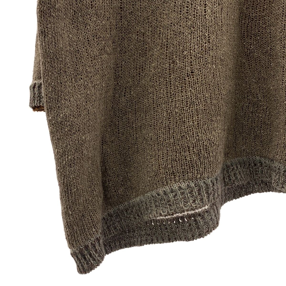 YOHJI YAMAMOTO POUR HOMME / ヨウジヤマモトプールオム | 2022SS | 7G MESSAGE JACQUARD ASAP PRINT LONG SLEEVES なるはや柄 ニット | 3 | メンズ