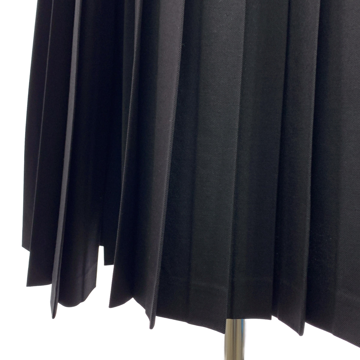 BLACK COMME des GARCONS / ブラックコムデギャルソン | 2022AW | ウール混 プリーツ ロングスカート | S | レディース