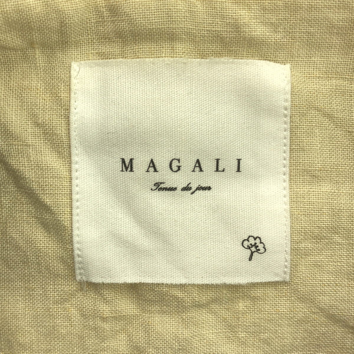 MAGALI / マガリ | コットンギャバジン 千鳥格子柄 ピエドゥプルコート |