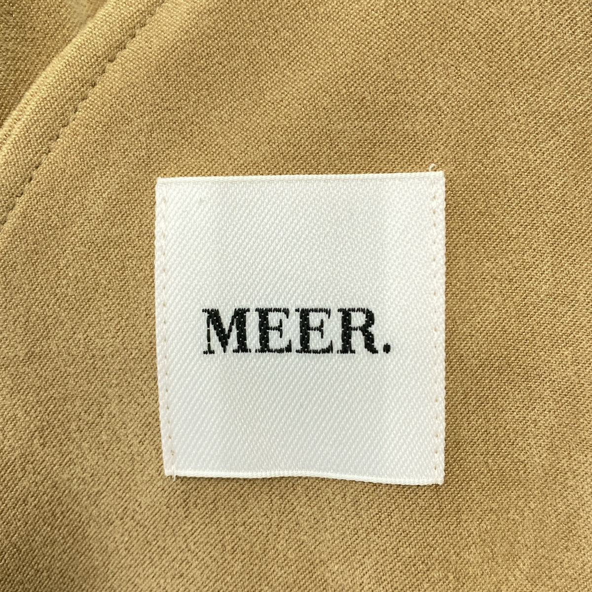MEER. / メーア | Vネック ロング ワンピース |