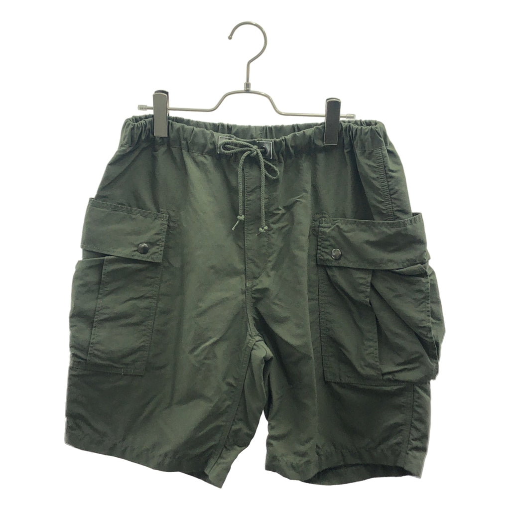 sage de cret / 사주 데쿠레 | × BEAMS PLUS 와이드 카고 반바지 반바지 / 메쉬 총 안감 | L | 남성