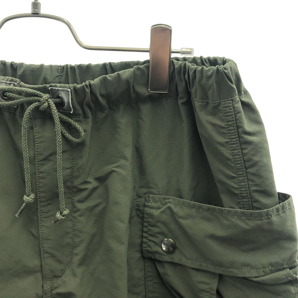 sage de cret / 사주 데쿠레 | × BEAMS PLUS 와이드 카고 반바지 반바지 / 메쉬 총 안감 | L | 남성