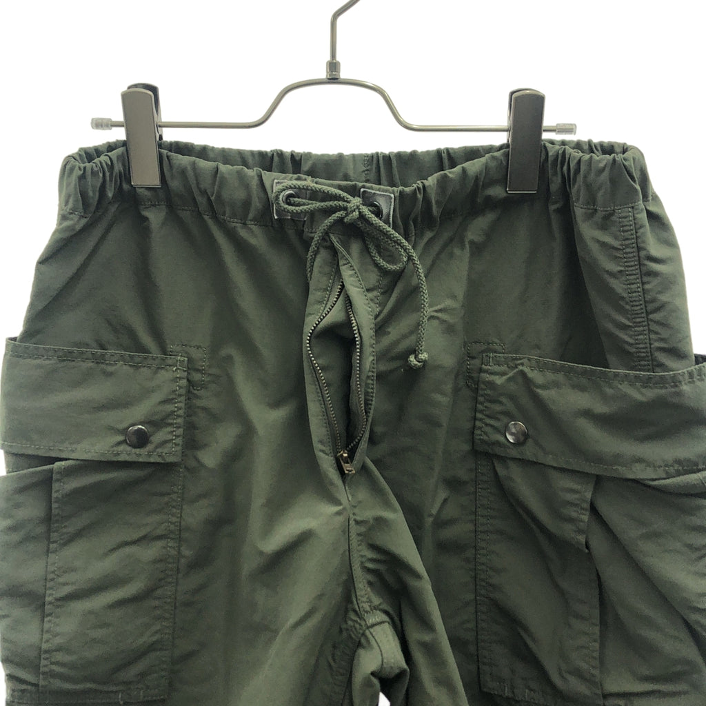 sage de cret / 사주 데쿠레 | × BEAMS PLUS 와이드 카고 반바지 반바지 / 메쉬 총 안감 | L | 남성