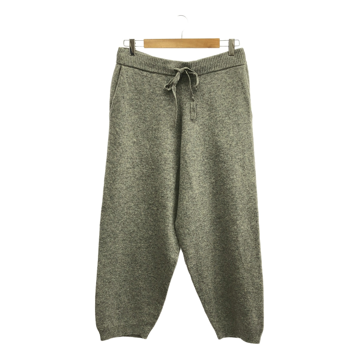 journal standard luxe / 저널 스탠다드 럭스 | 2021AW | 드로우 스트링 니트 이지 팬츠 | F | 회색 | 여성