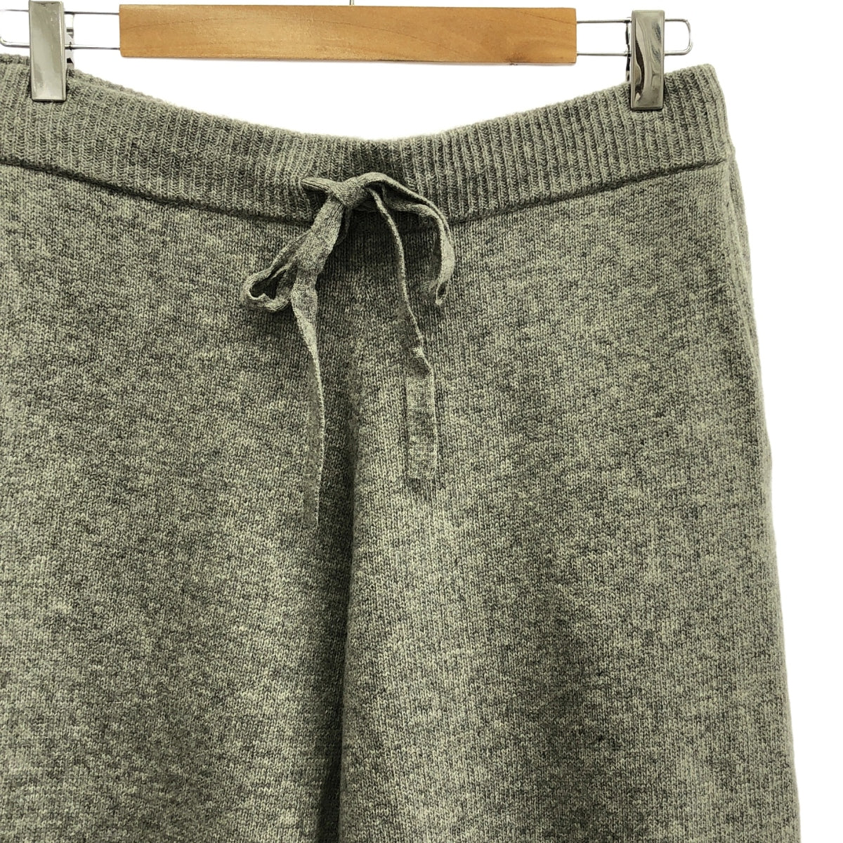 journal standard luxe / 저널 스탠다드 럭스 | 2021AW | 드로우 스트링 니트 이지 팬츠 | F | 회색 | 여성