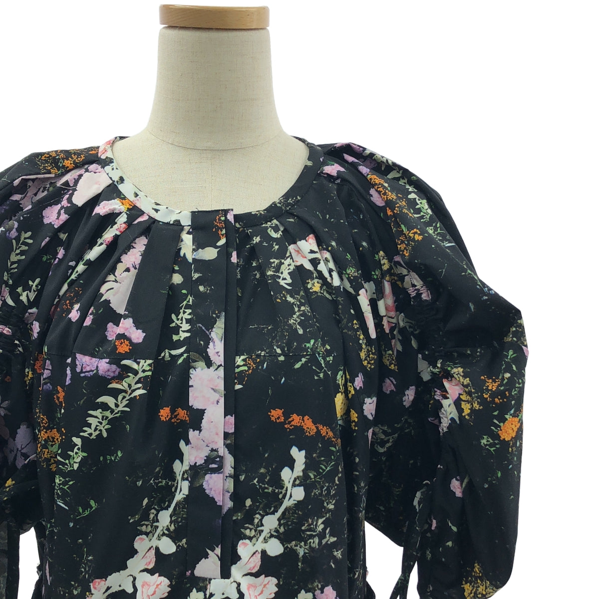 3.1 Phillip Lim | 褶皺袖花卉印花洋裝 | 2 碼 | 女款