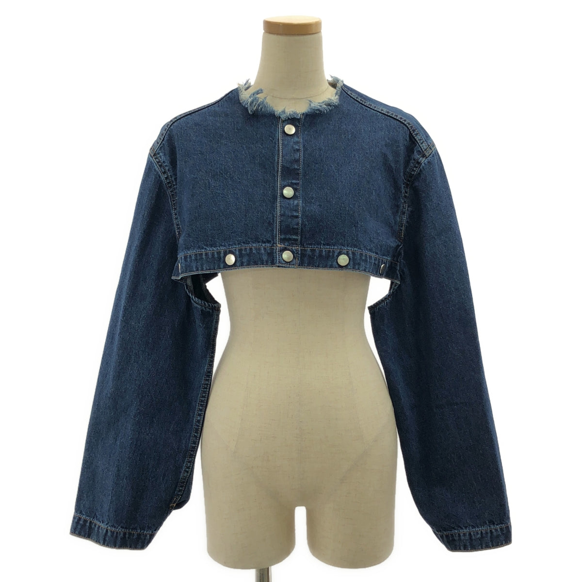 目前|牛仔短版束口外套 | SHOPBOP