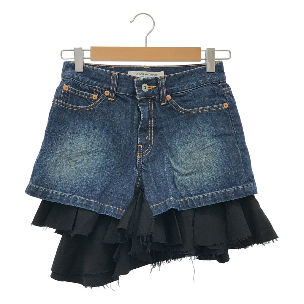 JUNYA WATANABE COMME des GARÇONS / Junya Watanabe | 2007 秋冬 | 混合材質、重建對接、皮革貼片、剪裁牛仔裙 | 春夏 | 女裝