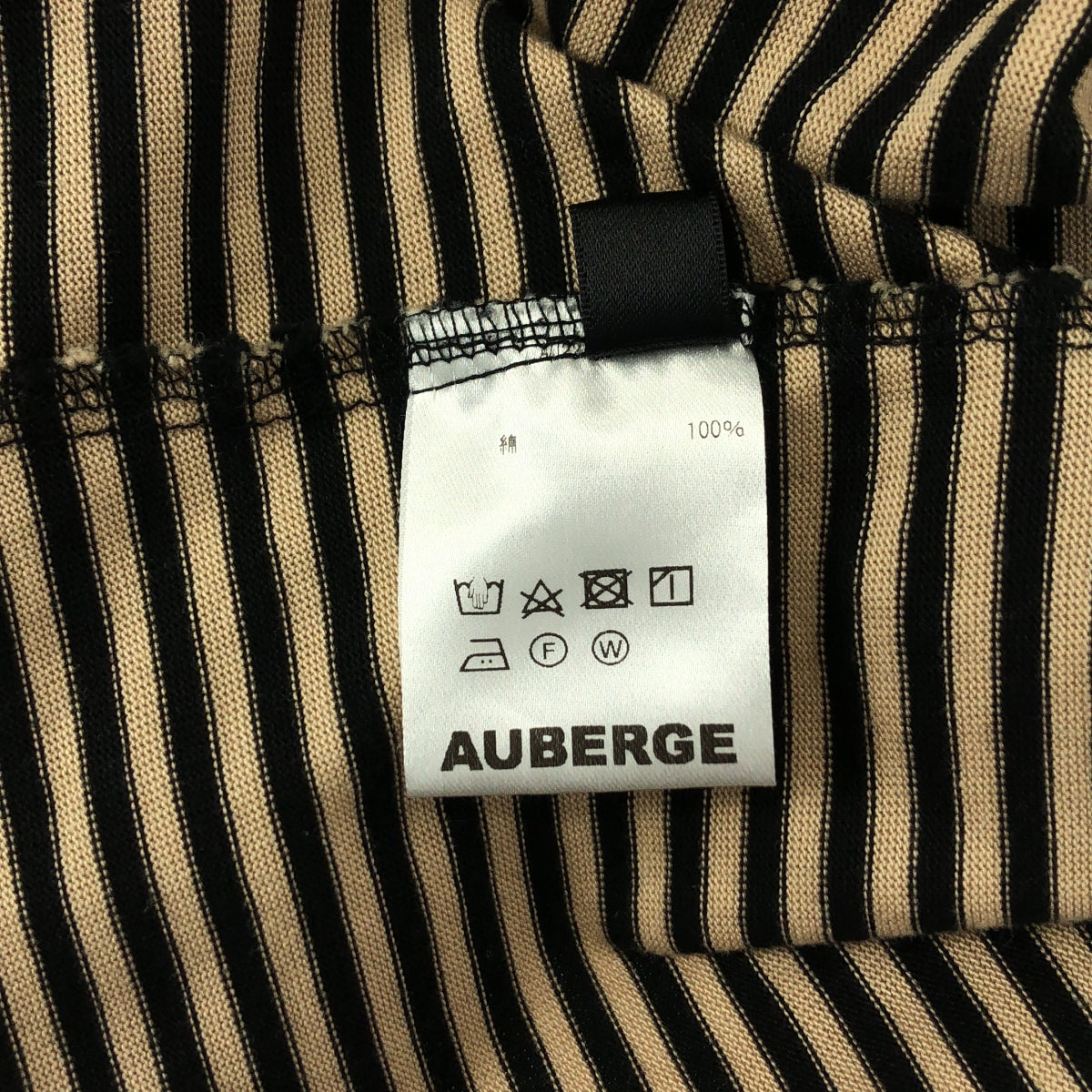 AUBERGE | 條紋圓領上衣 | 尺寸 38 | 男款