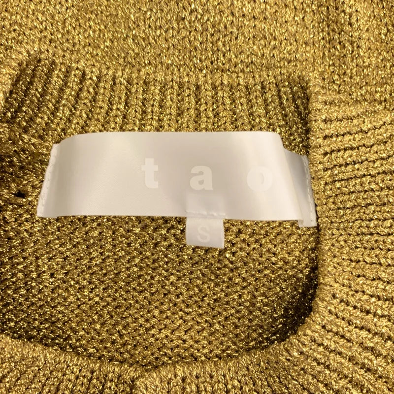 tao COMME des GARCONS / タオコムデギャルソン | 2025AW | ラメリリヤーン天竺ニットカーディガン | S | レディース