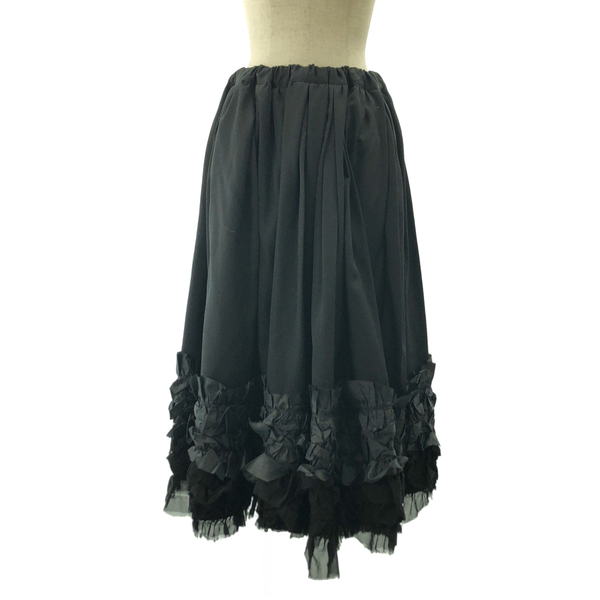 COMME des GARCONS COMME des GARCONS / 콤콤 | 2023AW | 울 모임 볼륨 이지 스커트 |