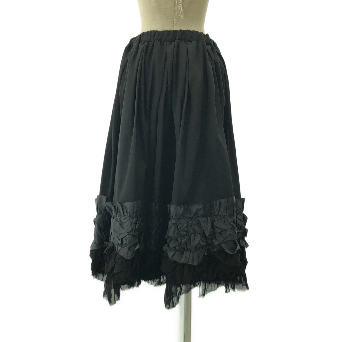 COMME des GARCONS COMME des GARCONS / 콤콤 | 2023AW | 울 모임 볼륨 이지 스커트 |