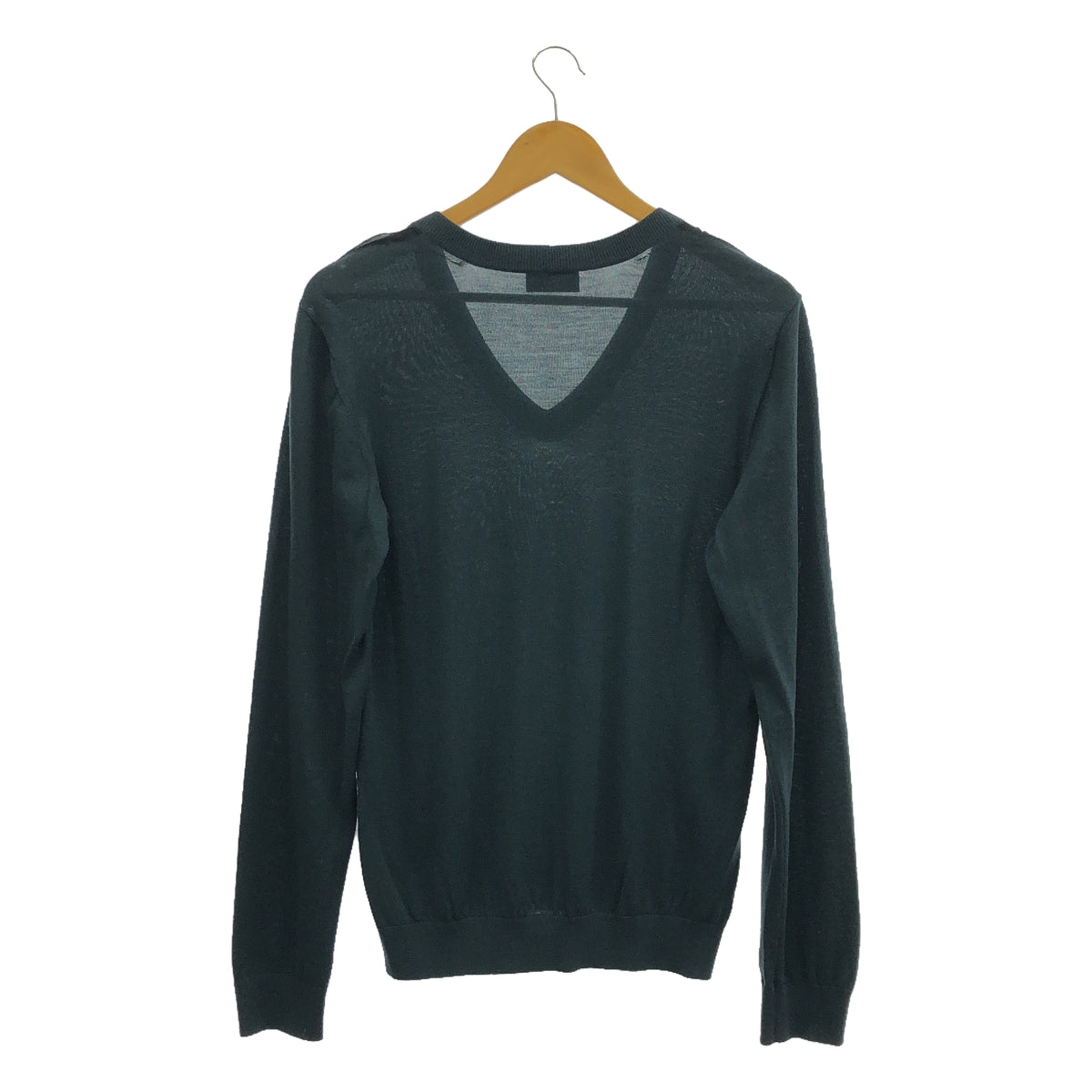 LANVIN |羊毛針織套頭衫 |尺寸 48 |海軍 |男士