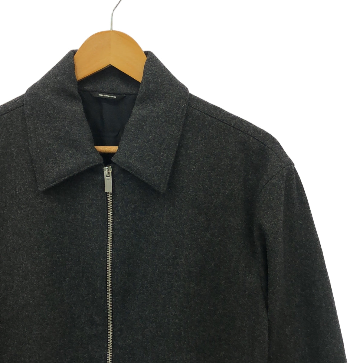 【미품】 HERMES / 헤르메스 | 2014AW | 팬텀 테크닉 램 가죽 전환 울 블루존 | 46 | 그레이 / 블랙 | 남성