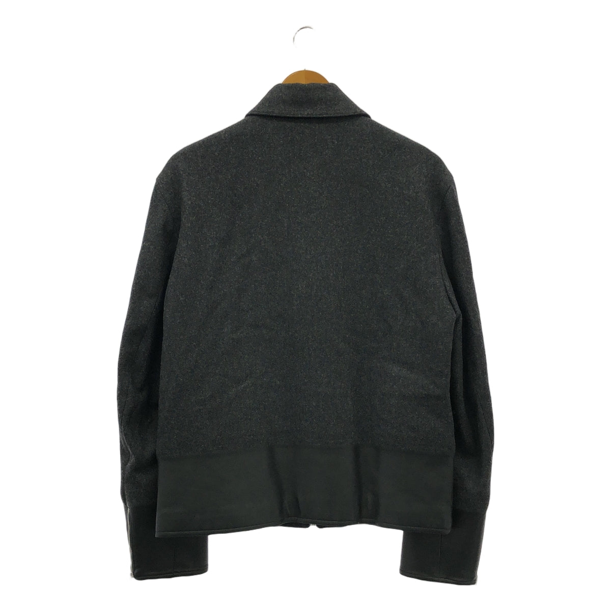 【미품】 HERMES / 헤르메스 | 2014AW | 팬텀 테크닉 램 가죽 전환 울 블루존 | 46 | 그레이 / 블랙 | 남성