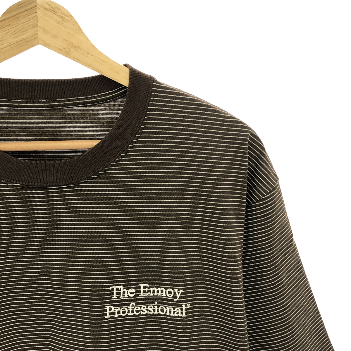 [Good Condition] The Ennoy Professional / The Ennoy Professional | S/S Border T-Shirts / Border T-shirt cut and sew | M | brown | Men's