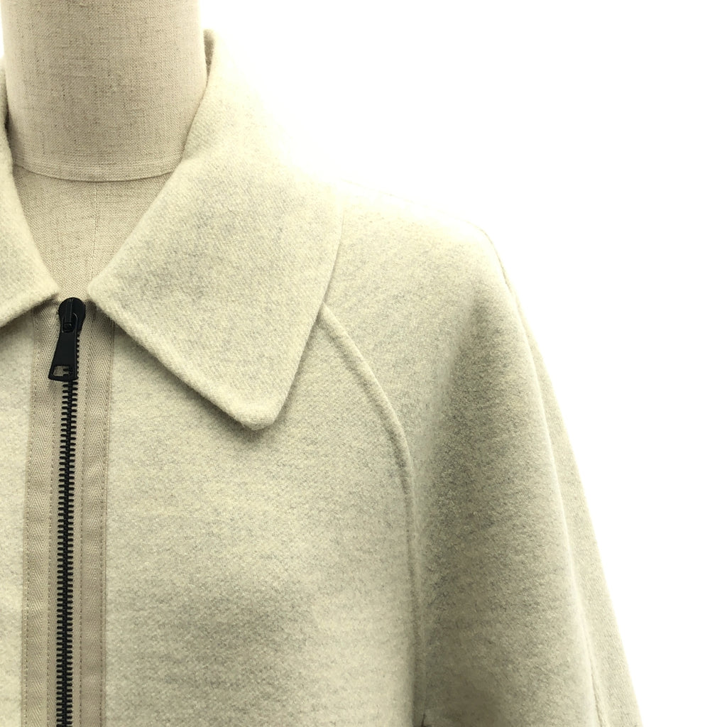 SOFIE D'HOORE / ソフィードール | ウール オーバーサイズ ジップ ジャケット | 36 | ベージュ | レディース