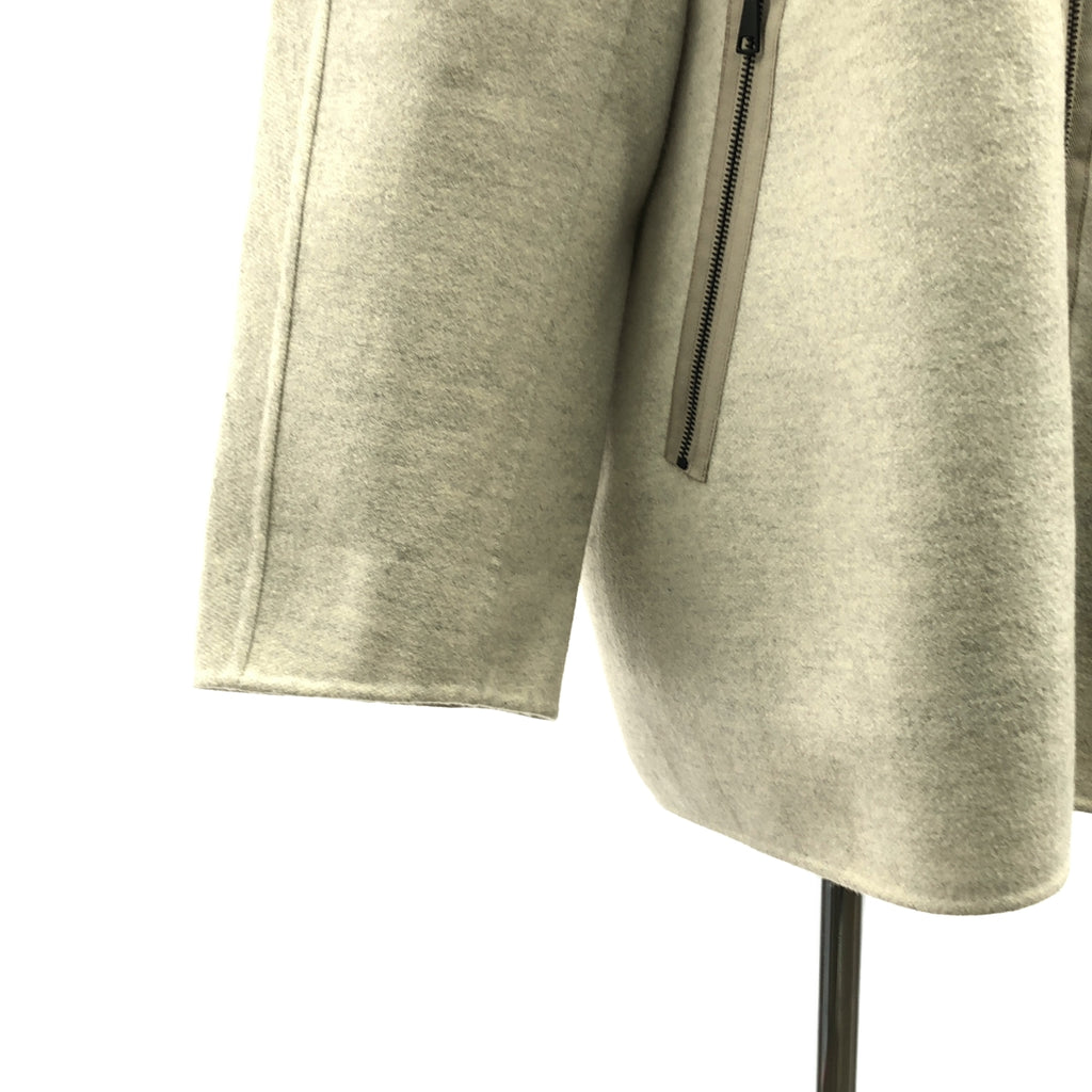 SOFIE D'HOORE / ソフィードール | ウール オーバーサイズ ジップ ジャケット | 36 | ベージュ | レディース