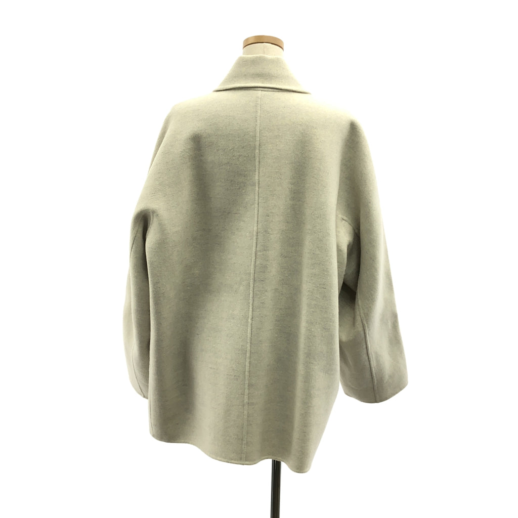 SOFIE D'HOORE / ソフィードール | ウール オーバーサイズ ジップ ジャケット | 36 | ベージュ | レディース